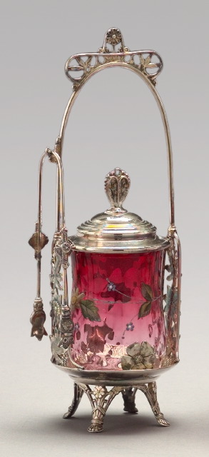 American Rubina Glass Pickle