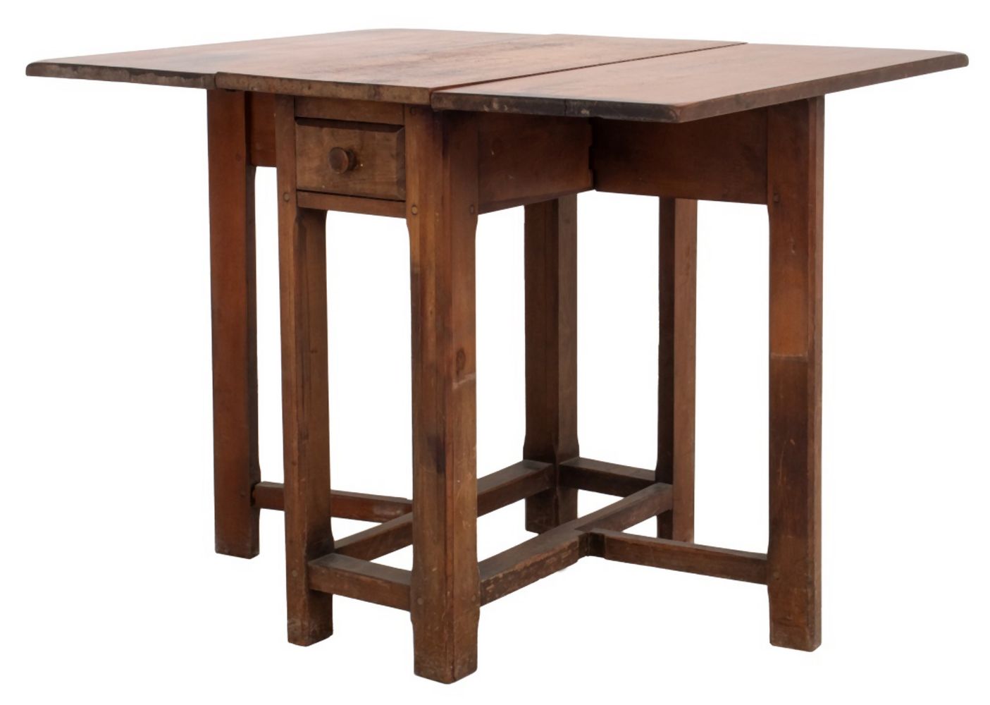 AMERICAN RUSTIC DROP LEAF SIDE