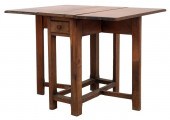 AMERICAN RUSTIC DROP LEAF SIDE