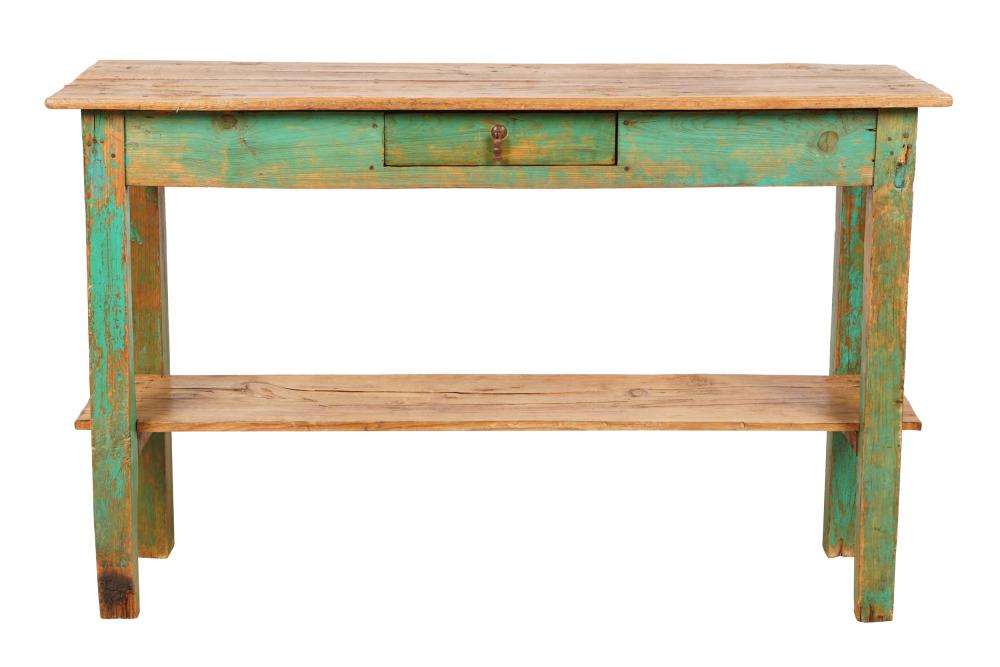 AMERICAN RUSTIC GREEN-PAINTED