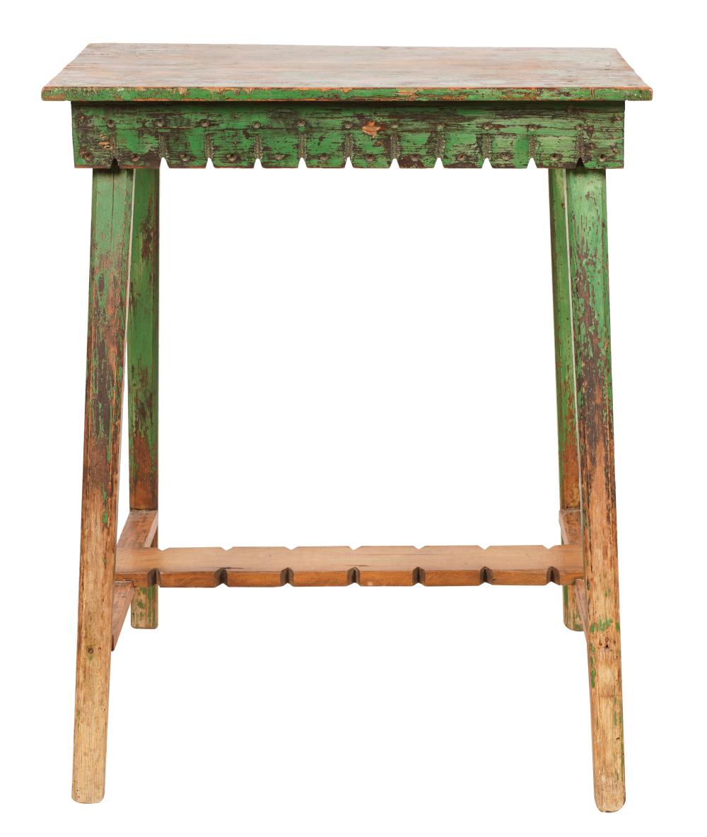 AMERICAN RUSTIC GREEN-PAINTED