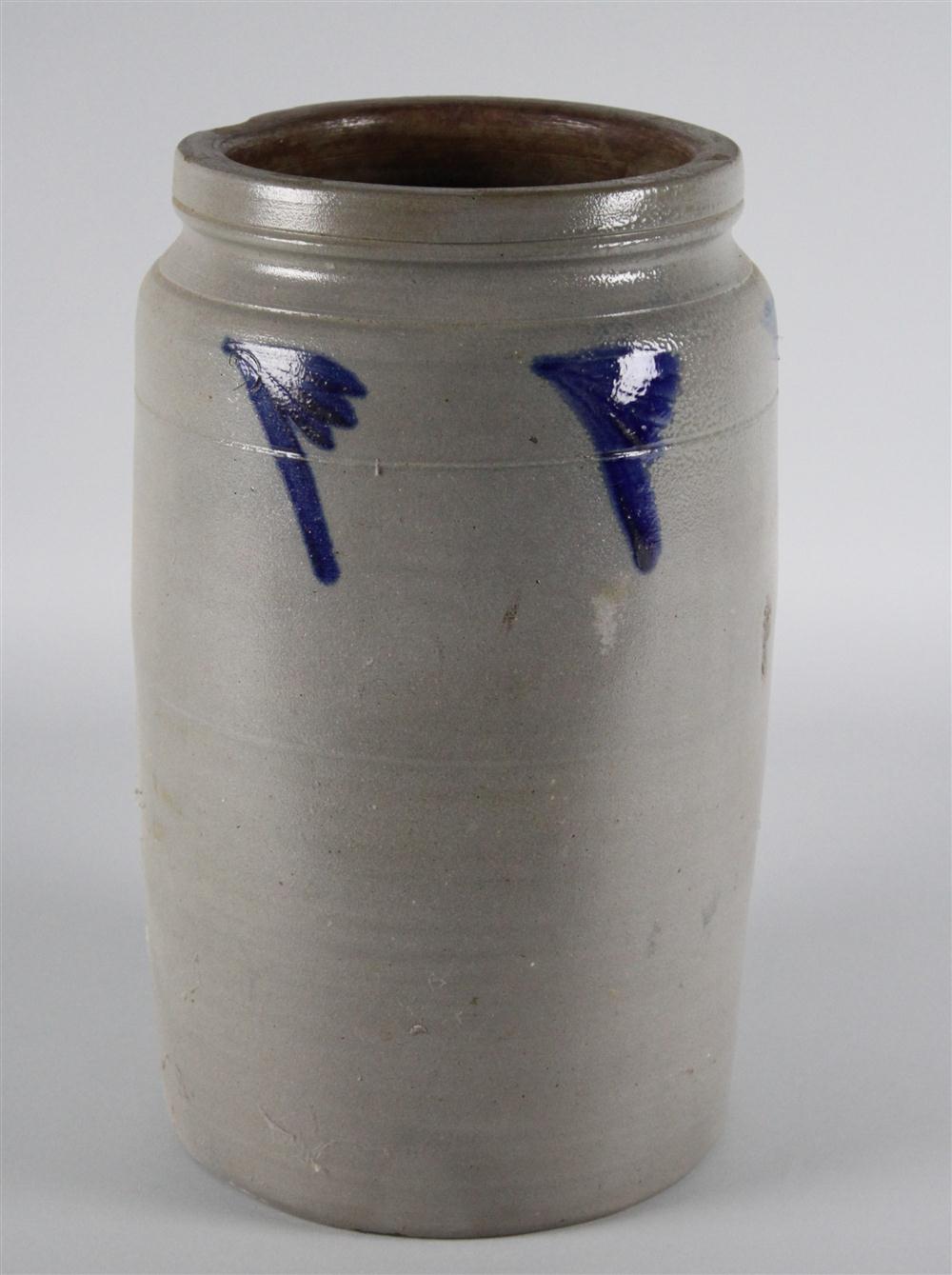 AMERICAN SALT GLAZE STONEWARE CROCK