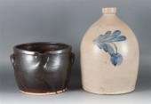 American salt glazed brownware