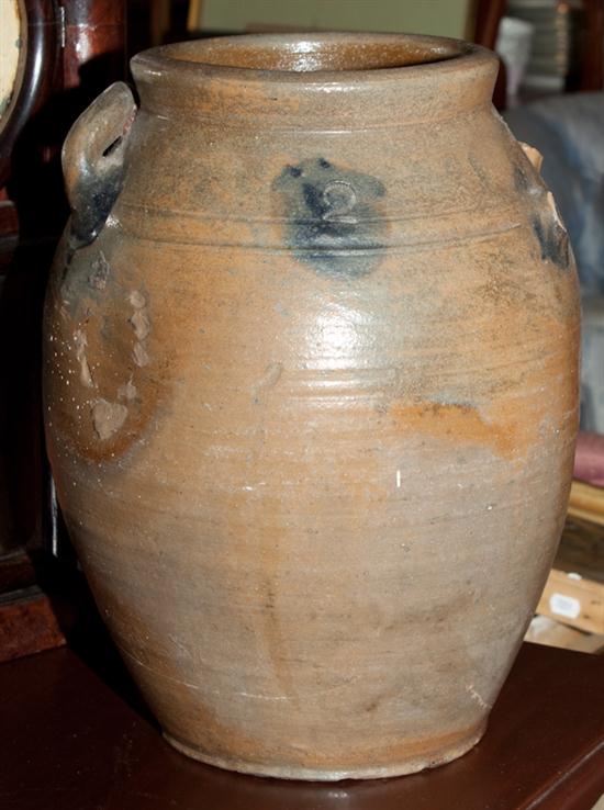 American salt glazed cobalt