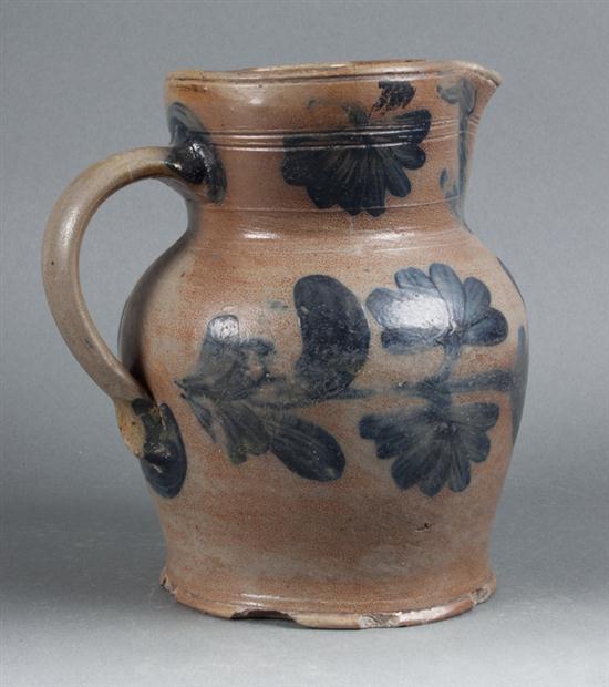 American salt glazed cobalt