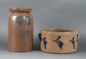 American salt glazed cobalt de