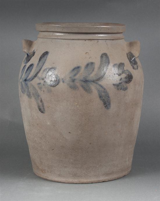 American salt glazed cobalt