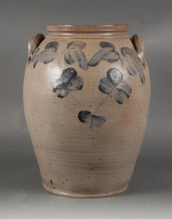 American salt glazed cobalt