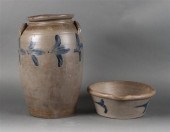 American salt glazed cobalt de