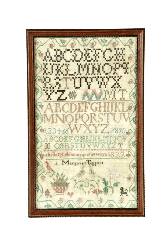 AMERICAN SAMPLER.  Margaret Teggart
