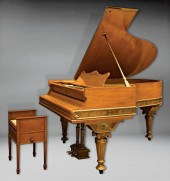 AMERICAN SATINWOOD ART CASE GR