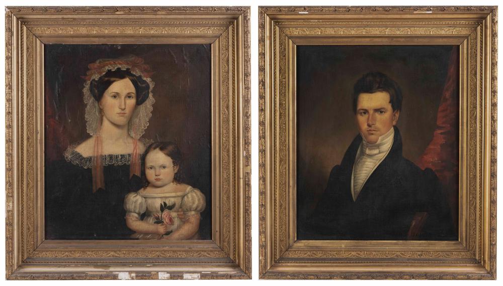AMERICAN SCHOOL (1833,), PAIR OF