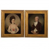 AMERICAN SCHOOL, 18TH C. MAN A