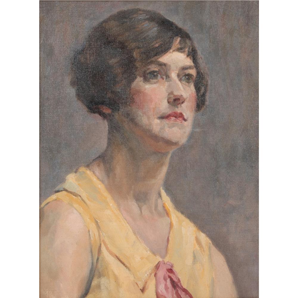 AMERICAN SCHOOL 1930S PORTRAIT OF A