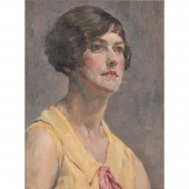 AMERICAN SCHOOL 1930S PORTRAIT