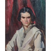 AMERICAN SCHOOL 1930S PORTRAIT