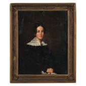 AMERICAN SCHOOL 19C. ANTIQUE P