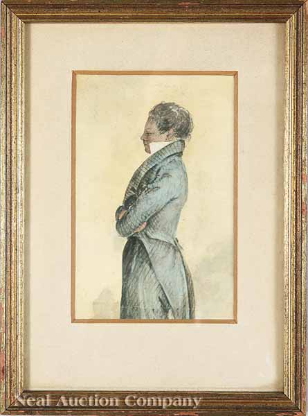 American School 19th c. "Portrait