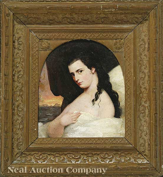 American School 19th c. "Portrait