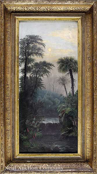 American School 19th c. "Tropical