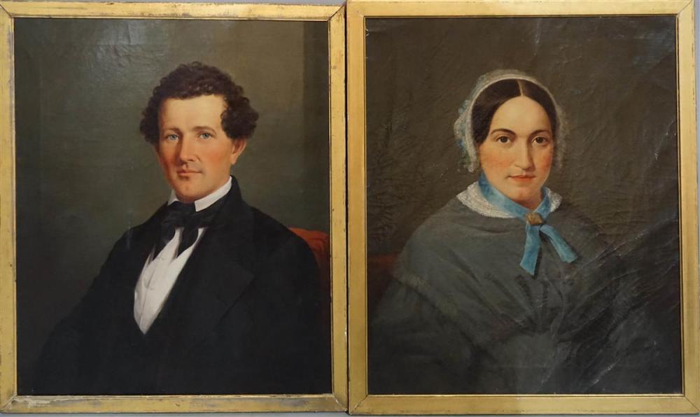 AMERICAN SCHOOL (19TH CENTURY) PAIR