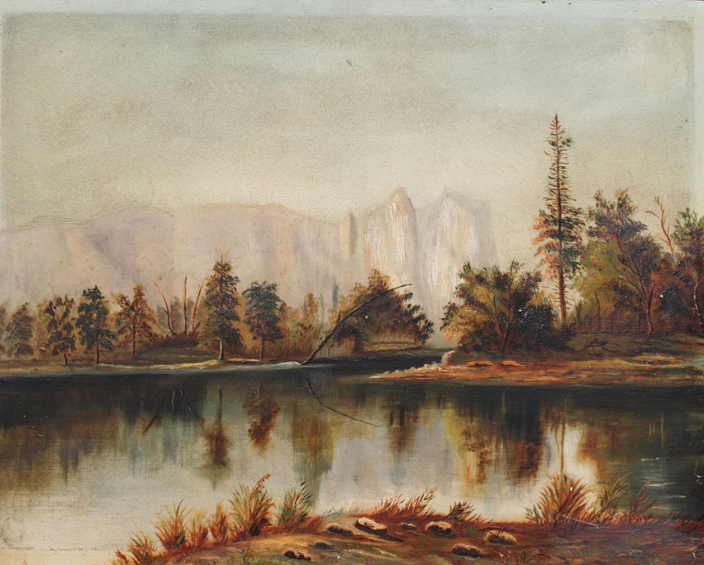 AMERICAN SCHOOL 19TH C.YOSEMITE