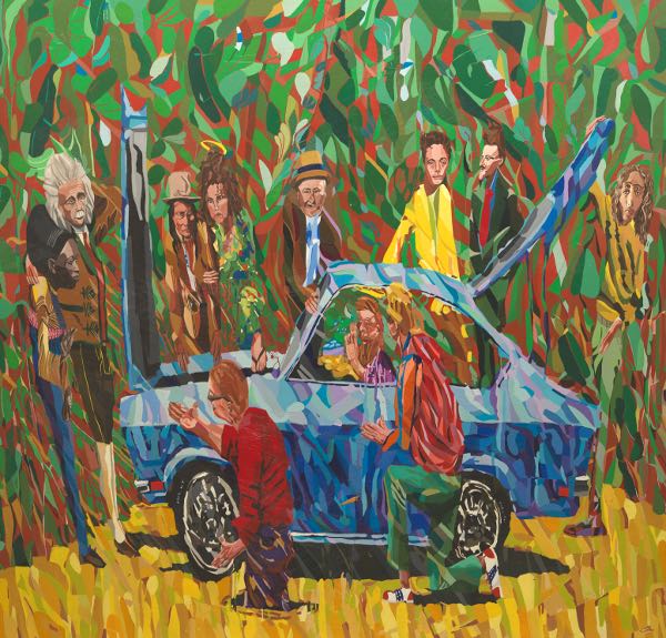 AMERICAN SCHOOL, 20TH CENTURY 48" x