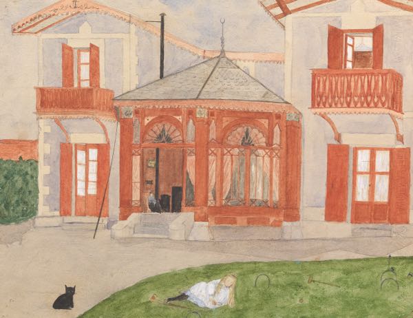 AMERICAN SCHOOL (20TH CENTURY) 9" x
