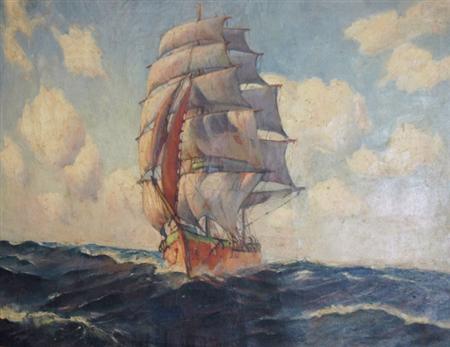 American School 20th Century Ship