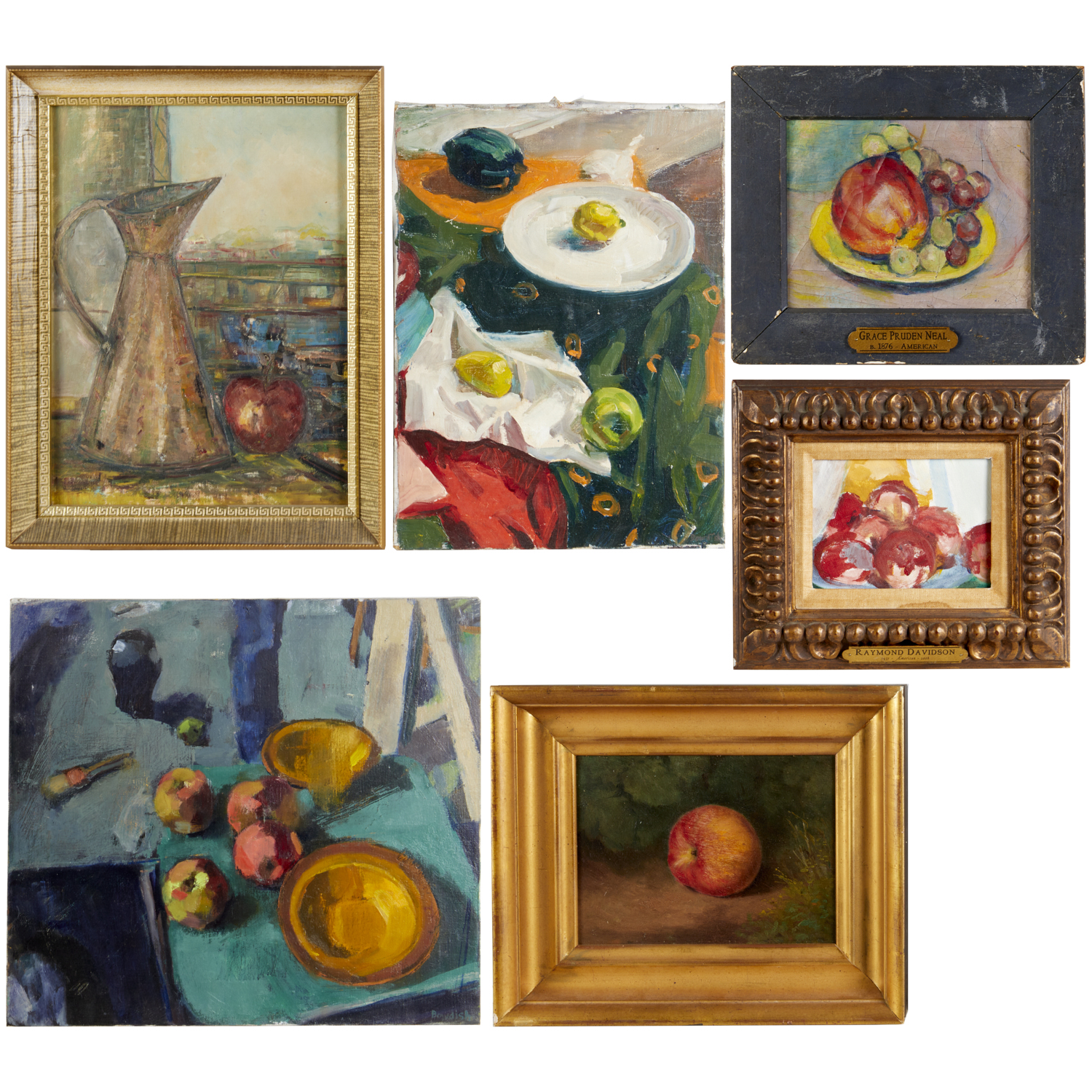 AMERICAN SCHOOL, (6) STILL LIFE