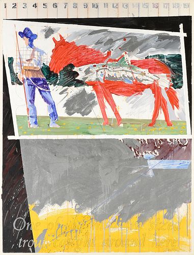 AMERICAN SCHOOL, A PAINTING, "ONE