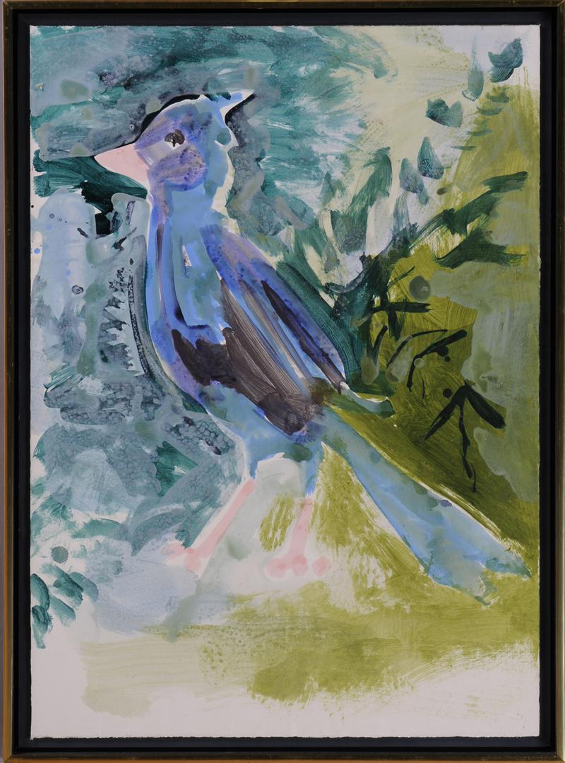 AMERICAN SCHOOL: ''BLUE JAY IN A