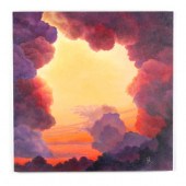 AMERICAN SCHOOL, CLOUDS AT SUN