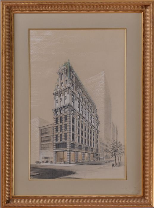 AMERICAN SCHOOL: CORNER VIEW OF THE
