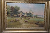 AMERICAN SCHOOL, FARM LANDSCAP