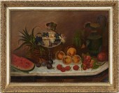 AMERICAN SCHOOL FOLK ART O/C S