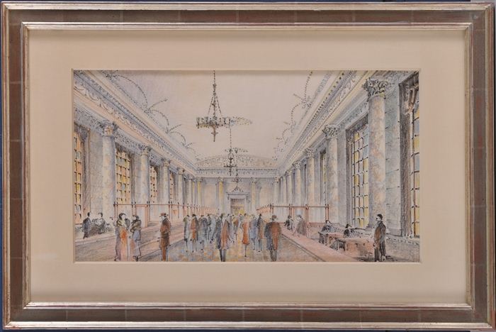 AMERICAN SCHOOL: "INTERIOR OF A