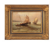 AMERICAN SCHOOL MARITIME SCENE