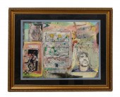 AMERICAN SCHOOL, MIXED MEDIA,