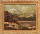 AMERICAN SCHOOL O/C LANDSCAPE