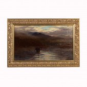 AMERICAN SCHOOL O/C SEASCAPE W