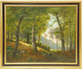 AMERICAN SCHOOL OIL ON CANVAS