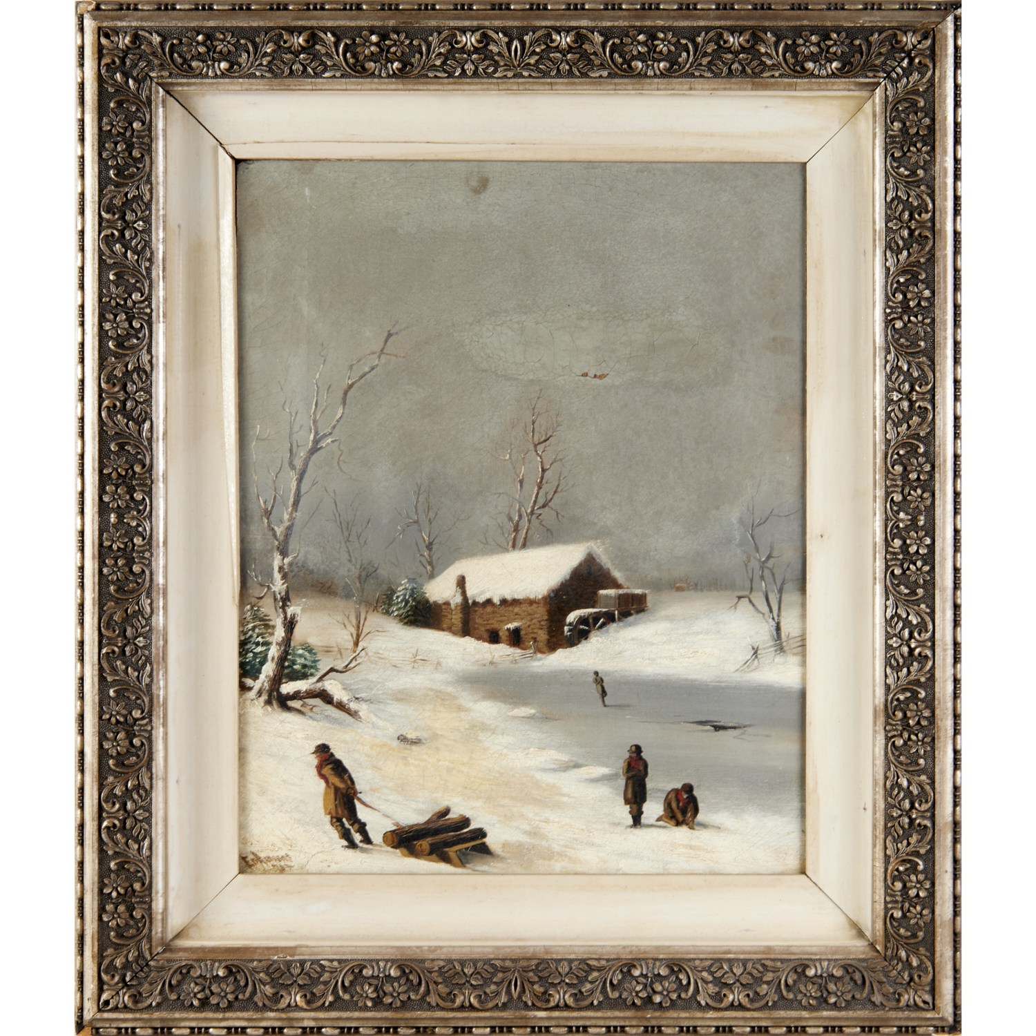 AMERICAN SCHOOL, OIL ON CANVAS