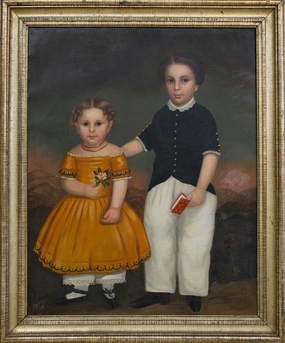 AMERICAN SCHOOL OIL ON CANVAS