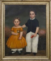 AMERICAN SCHOOL OIL ON CANVAS