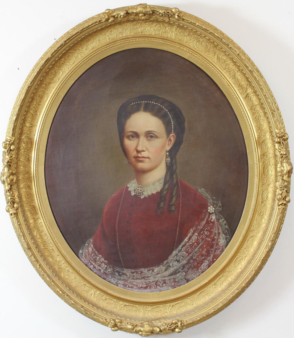 AMERICAN SCHOOL OIL ON
