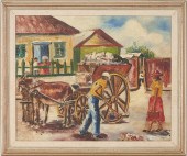 AMERICAN SCHOOL OIL PAINTING,
