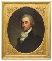 AMERICAN SCHOOL OIL PORTRAIT O