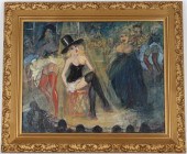 AMERICAN SCHOOL, PAINTING OF B