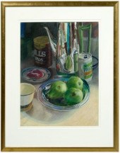 American School pastel, still
